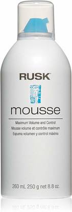 RUSK Designer Collection Mousse Maximum Volume and Control, 8.8 fl. oz Hair Mousse