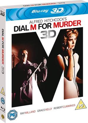 Alfred Hitchcock's Dial M for Murder (Blu-ray 3D) (Region Free + Fully Packaged Import)