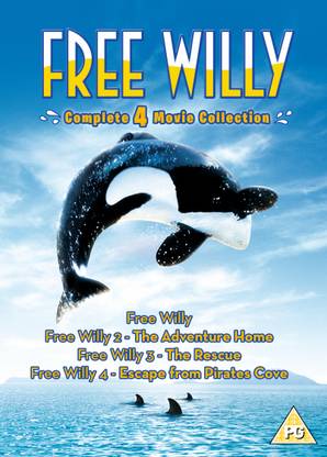 Free Willy 4 Movies Collection (4-Disc Box Set) (Slipcase Packaging + Fully Packaged Import) (Region 2)