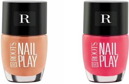 ROOTS Nail Play NPM 33- Coral Candy & NPR 11- Shiny Pink NPM 33- Coral Candy, NPR 11- Shiny Pink