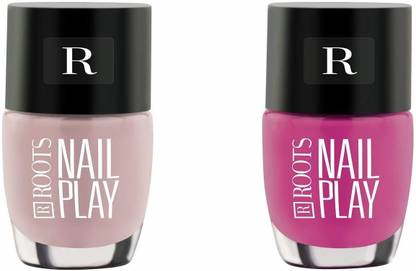 ROOTS Nail Play NPR 04-Rose Quartz & NPM 30- Twilight Lavender NPR 04-Rose Quartz, NPM 30- Twilight Lavender