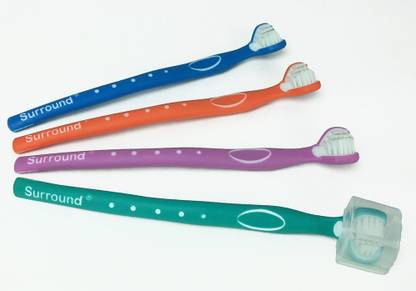 Specialized Care Co Inc Surround Toothbrush (Pack of 4) [CAT_2023] Medium Toothbrush
