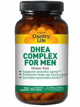 Country Life DHEA Complex for Men, 60 Veggie Caps