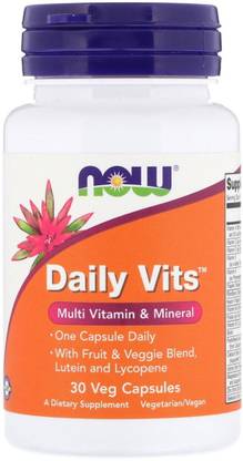 Now Foods Daily Vits, Multi Vitamin & Mineral, 30 Veg Capsules