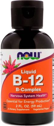 Now Foods Liquid B-12, B-Complex, 2 fl oz (59 ml)