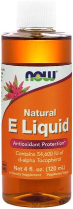 Now Foods Natural E Liquid, 4 fl oz (120 ml)