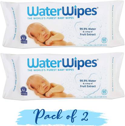 WaterWipes Wipes, Pack of 2