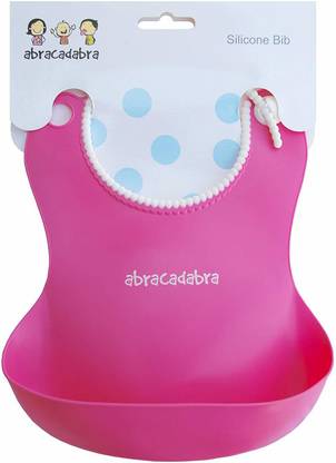 Abra-Cadabra Waterproof Silicone Bib with Pocket