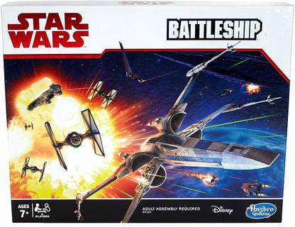 Hasbro Gaming Star Wars GM Battleship Game Board Strategy & War Board Game