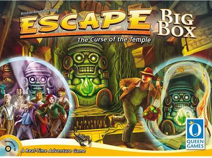 Queen Games Escape Big Box Family Dice Board Game Strategy & War Board Game