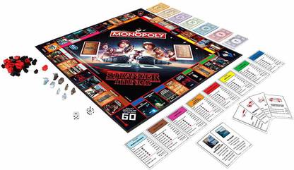 Hasbro Stranger Things Monopoly Strategy & War Board Game