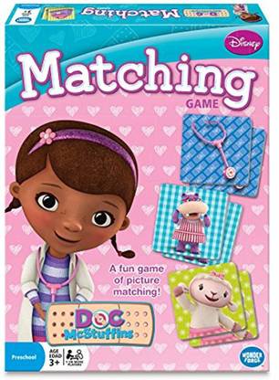 Wonder Forge Doc McStuffins Matching Game Educational Board Games