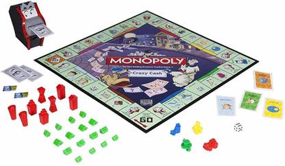 Monopoly Crazy Cash Board Games Money & Assets Board Game