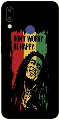 METOO Back Cover for Tecno id5a, Don't Worry, Be Happy ,Text Design Back Cover Print : 153