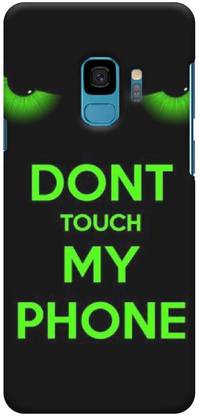 Oducos Back Cover for Samsung Galaxy S9 (Don’t Touch My Phone)