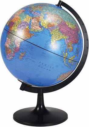 RAGHAV Globe 100mm Diameter 314mm Circumference Globe World Map World Globe
