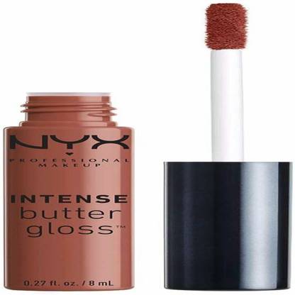 NYX PROFESSIONAL MAKEUP Intense Butter Lip Gloss, Chocolate Crepe, 8Ml