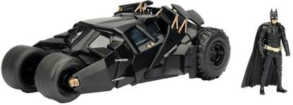 Jada Toys 1:24 Licensed Batmobile Toy Car for Kids - Black