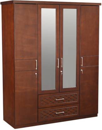 Hometown Victoria Solid Wood 4 Door Wardrobe