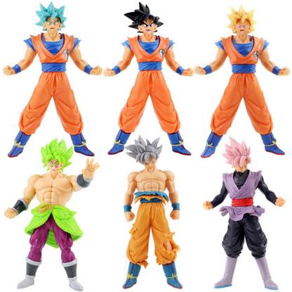 Toy Mela 6 pcs Dragon Ball Z Action Toy Figure Set