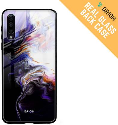 QRIOH Glass Back Cover for Samsung Galaxy A30s