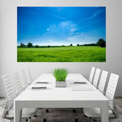 Bright Clouds Country Wallpaper Poster No Framed Large Painting On Canvas Wall Art Picture for Home Decoration Wall Decor Poster Paper Print