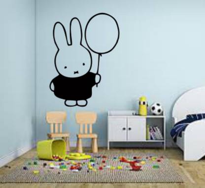 Miffy Rabbit Sticker Sticker Hub 21 cm Miffy Bunny Rabbit Balloon Wall Sticker(29 cm x21cm ...