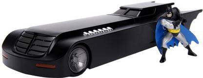 Jada Toys 1:24 Licensed Animated Batmobile Toy Car for Kids - Black