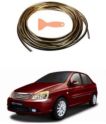 PROEDITION Beading, Flexible Styling PVC Moulding Trim Strip, (5 Meters, GOLD)028 Car Beading Roll For Bumper, Grill and Garnish Cover, Window