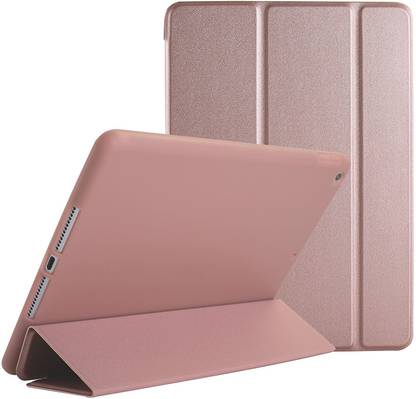 DuraSafe Cases Flip Cover for iPad 9.7 Inch 5 / 6 [iPad 5th 6th Gen ][ A1893 A1954 A1822 A1823 ] TriFold Soft TPU Case