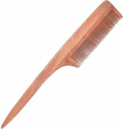 FeelFree Neem Wooden/Wood Comb For Women & Men Hair Growth - Helps In Prevention Of Hair Fall & Anti Dandruff Trait - Naturally Prepared in Villages of Bengal- Best & Original Neem Pocket Comb