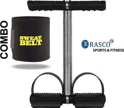 RASCO COMBO SINGLE TUMMY TRIMMER BLACK Fitness Accessory Kit Kit
