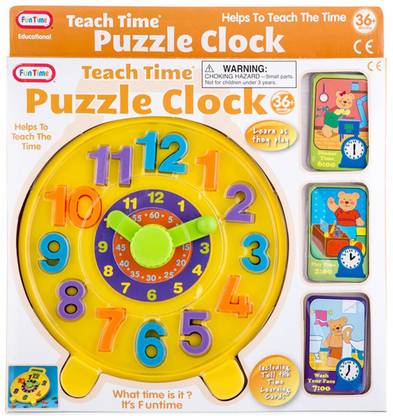 Fun time Teach Time Clock Activity Set