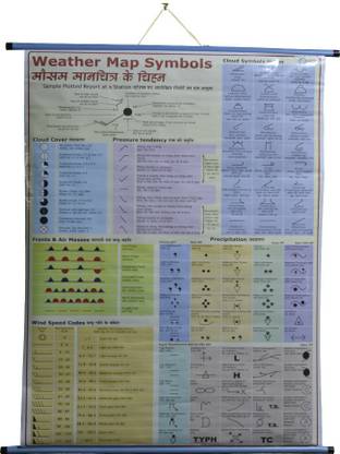 ROLLUP WEATHER MAP SYMBOLS (PIPE MOUNTED) Photographic Paper