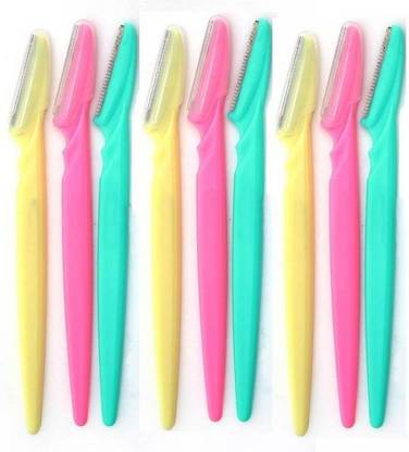 Face8Teen Set of 9 Pcs Eyebrow, Neck, Face, Upper Lips Shaper Shaver, Women