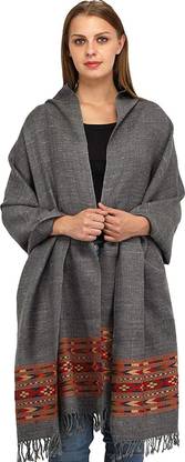 ARUNA KULLU HANDLOOM Wool Woven Women Shawl