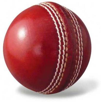 play run Leather Cricket Ball Colour RED (Pack of 1) Cricket Leather Ball