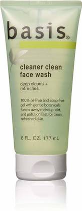 Basis Cleaner Clean , 6 Fluid Ounces Face Wash