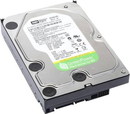 WD DESKTOP AND SURVEILLANCE 2 TB Surveillance Systems, Desktop Multicolor SATA II Internal Hard Disk Drive (HDD) (wd20eurs)