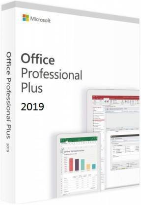 MICROSOFT Office 2019 Professional Plus 32/64 Bit DVD Retail Seal Box Pack