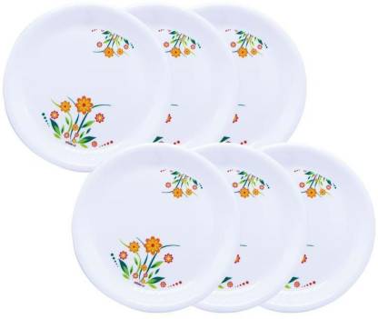 Wonder Plastic Microwave Safe, Round Premium Plastic Dinner Plates