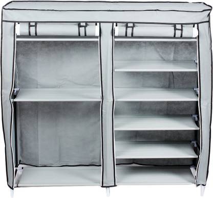 Cromtail 12 Layer Portable Boot Rack Double Row Shoe Rack Multipurpose Portable Folding Shoe Metal Collapsible Shoe Stand