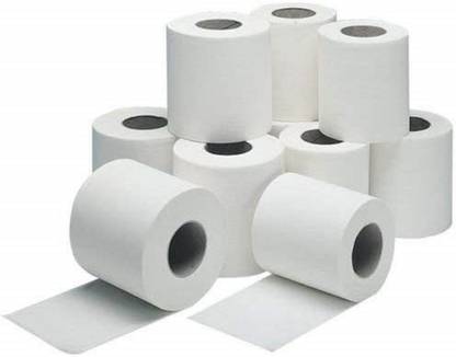 Diem Ply Soft Toilet Tissue Paper Rolls - 100 Sheets (Pack of 6) Toilet Paper Roll
