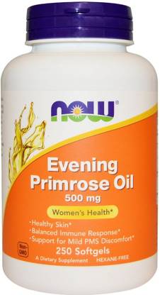 Now Foods Evening Primrose Oil, 500 mg, 250 Softgels