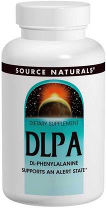 Source Naturals DLPA, 375 mg, 120 Tablets