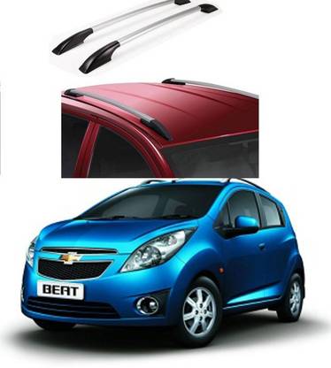 PRTEK Car Stylish Drill free Roof Rails Spoiler 0141 Chrome Chevrolet Beat Rear Garnish
