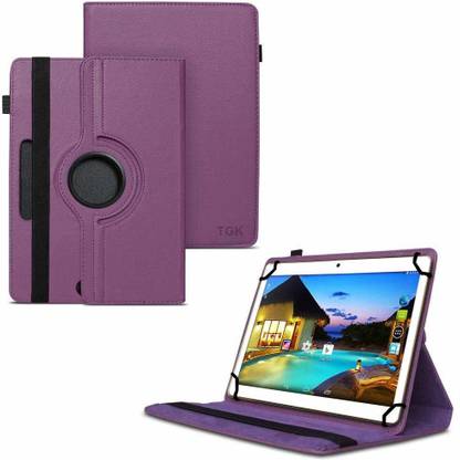 TGK Flip Cover for FidgetGear Tablet PC 10.1 Inch HD Game with Rotating Leather Stand Case