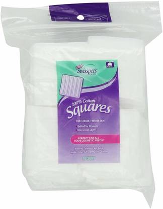 Swisspers Cotton Squares, 80 Count [CAT_4235]