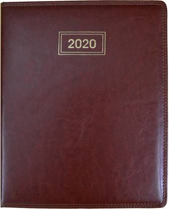 kolor nine Management Diary, Year-2020, Big Size Regular Diary Ruled 380 Pages