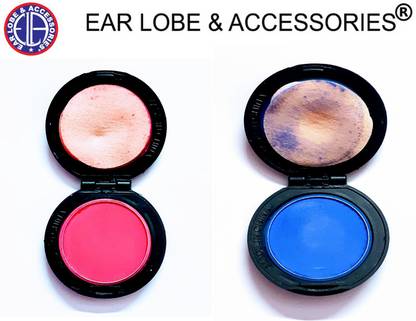 Ear Lobe & Accessories Temporary Hair Color Chalk Pink and Blue , Pink, Blue